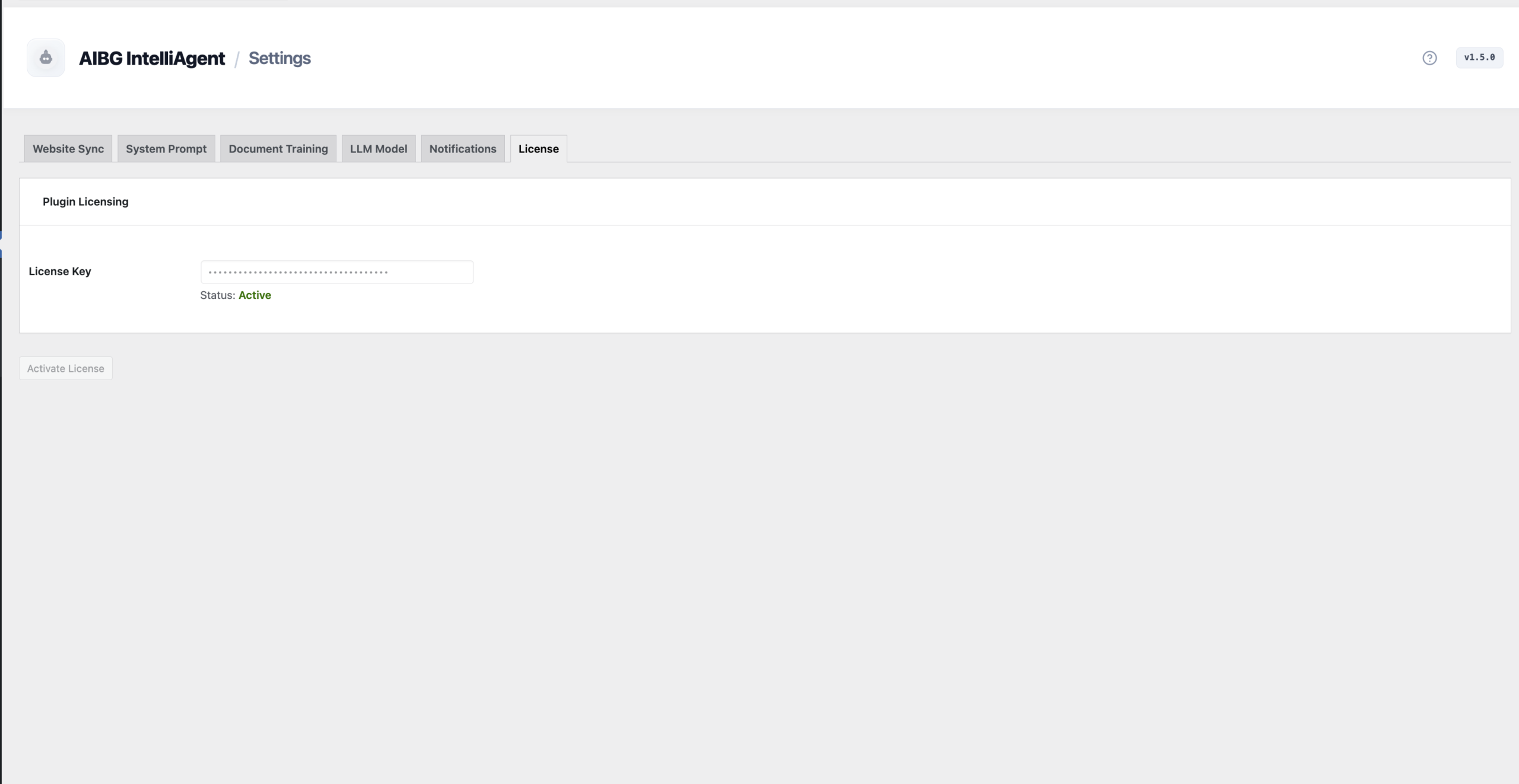 AIRAG pSEO Agent Licensing Tab