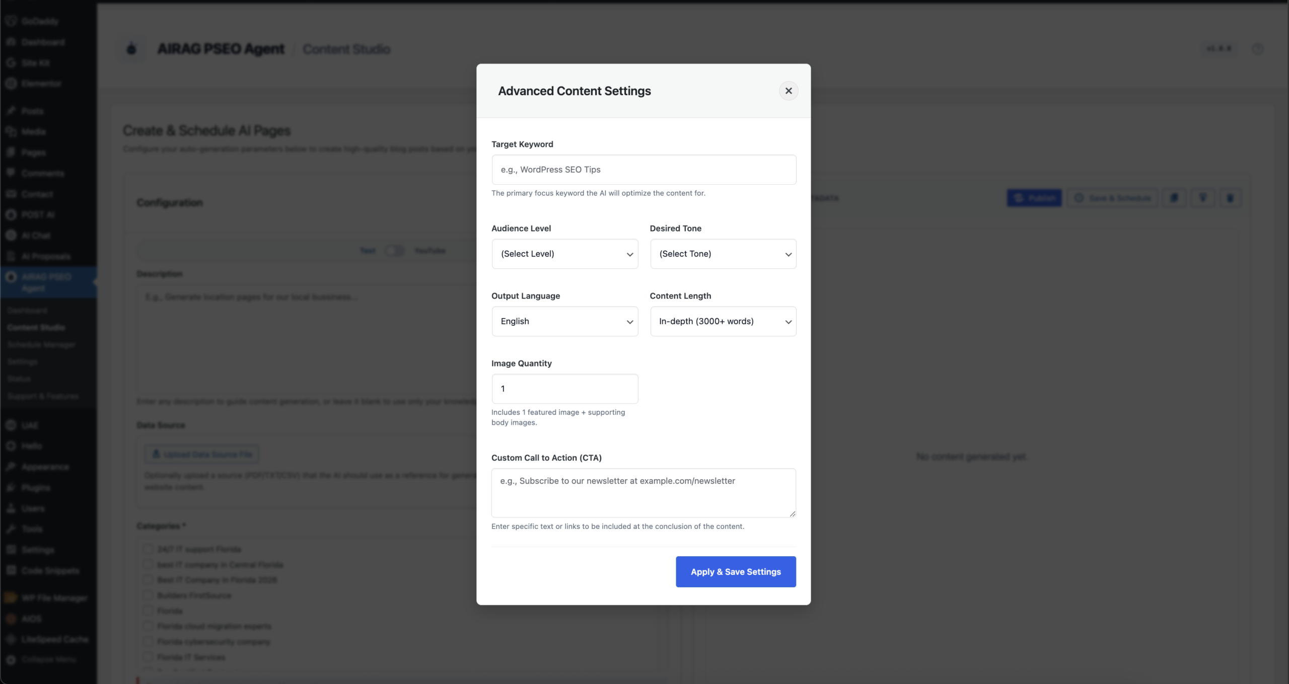 Advanced Settings