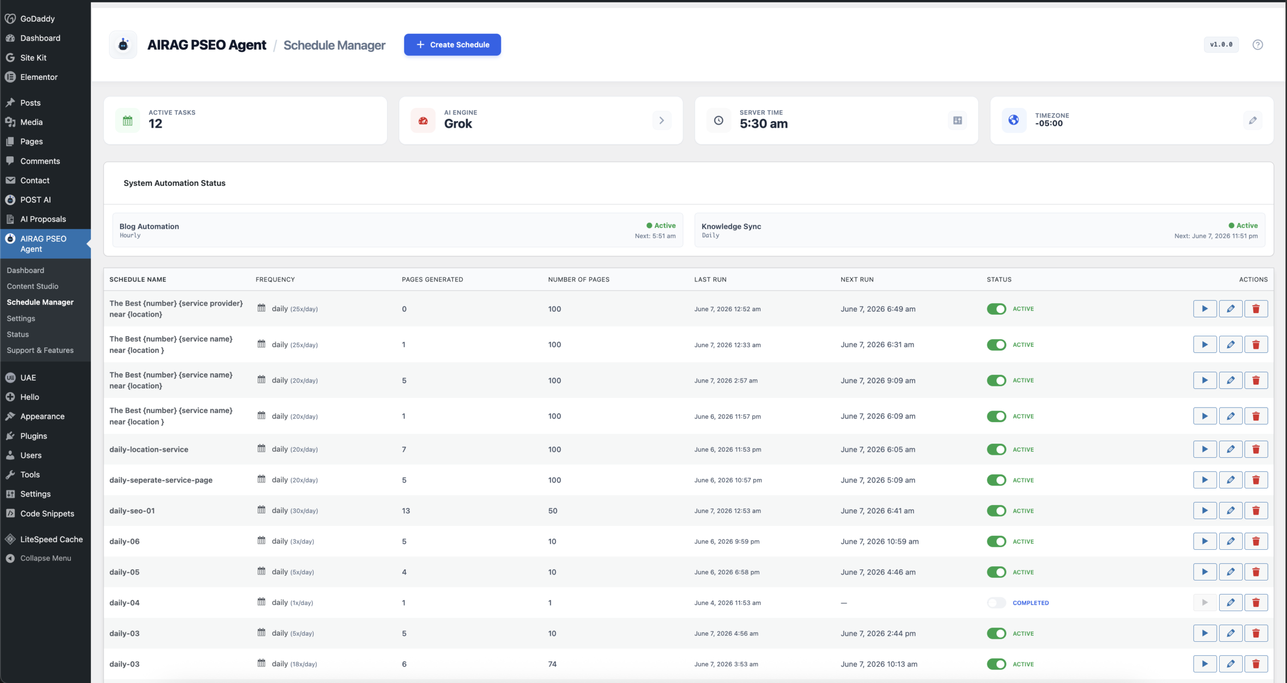 Schedule Manager
